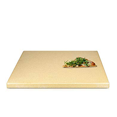 Easy Maintenance Refractory Pizza Stone In Yellow For Baking  2.5kg
