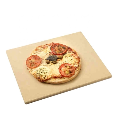 High Durability Round Cordierite Pizza Stone Achieve Restaurant Smooth